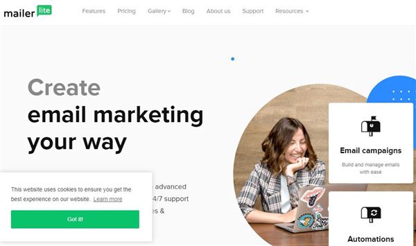 Mailer lite_邮件营销工具